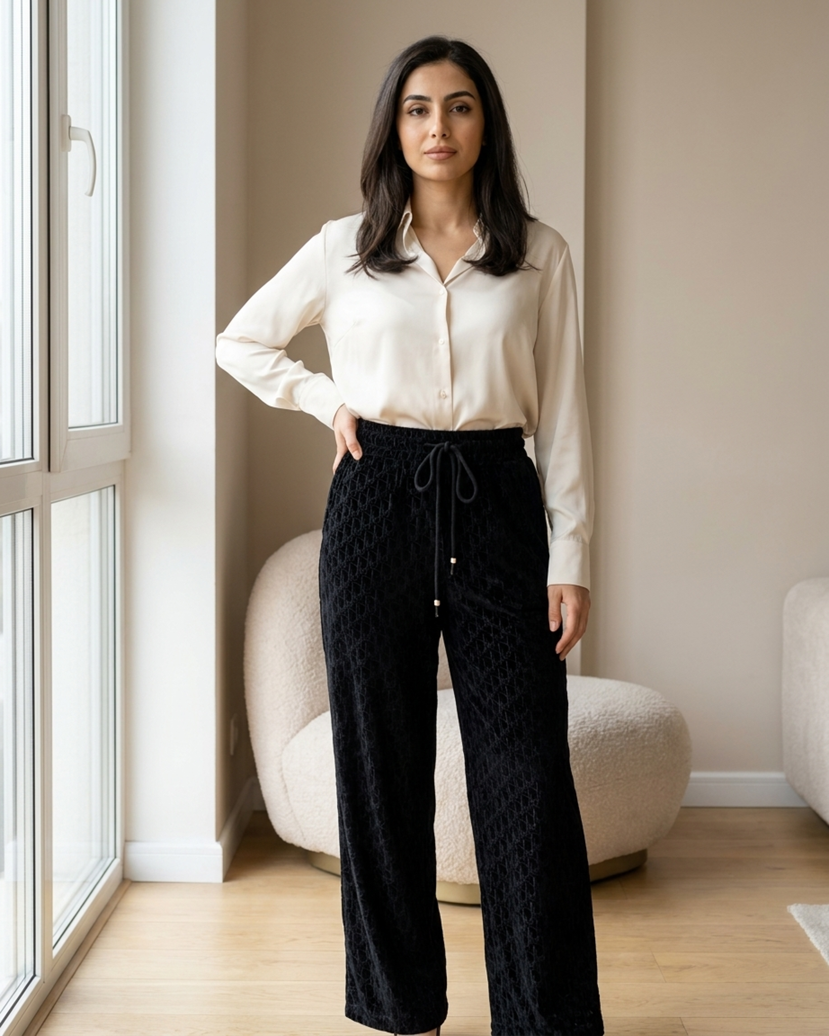 شلوار ساتن وارداتی DIOR